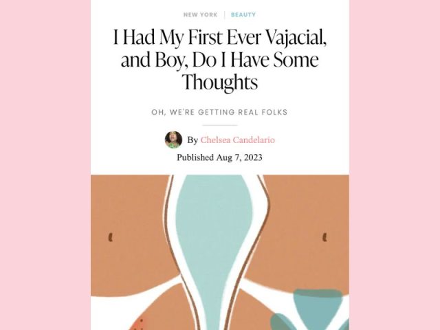 PureWow Explores the V-Facial Experience at SugaringNYC