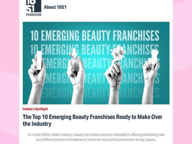 #1 Fastest Growing Beauty Franchise