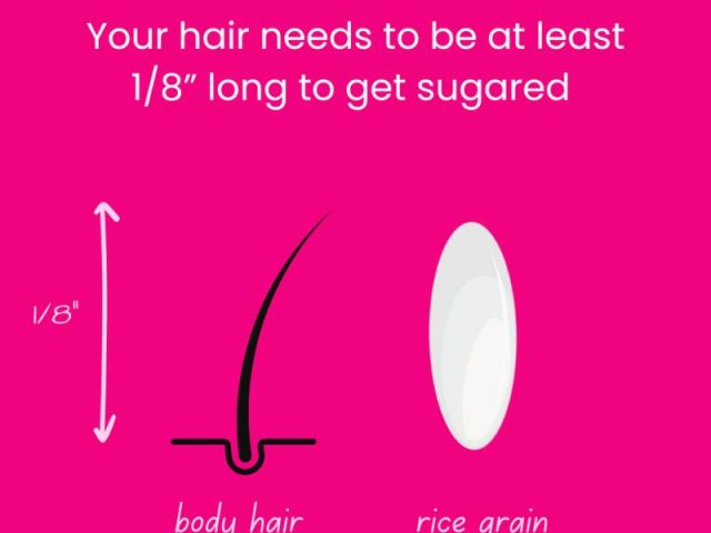 Ideal Hair Length for Sugaring